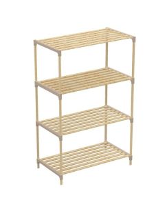 LEMON PLANET Drvena polica na 4 nivoa Fixwood