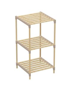 LEMON PLANET Drvena polica na 3 nivoa Fixwood