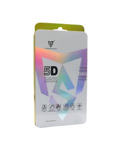 Folija za zaštitu ekrana Glass monsterskin 5D za iPhone 13/13 Pro/14, crna - FL10007