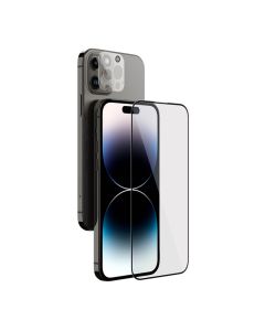NILLKIN Folija za zaštitu ekrana 2u1 HD za iPhone 14 Pro, crna - FL10464