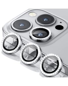 Zaštita za kameru Diamond Premium za Iphone 13 Pro/13 Pro Max, srebrna - FL10638