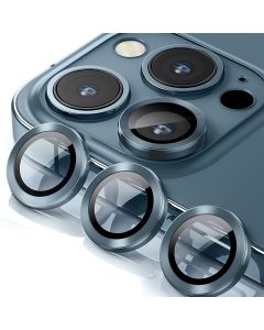 Zaštita za kameru Ring za iPhone 15 Pro Max, plava - FL10932