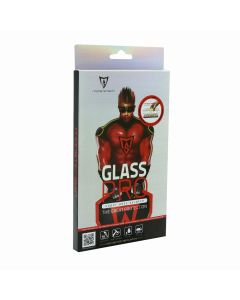 Folija za zaštitu ekrana Glass monsterskin PRO 9H za iPhone 14 Plus, crna - FL10939