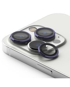 Zaštita za kameru Ring za iPhone 15 Pro/iPhone 15 Pro Max, ljubičasta - FL10967