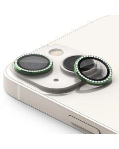 Zaštita za kameru Diamond za iPhone 15/iPhone 15 Plus, zelena - FL10969