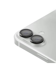 Zastita za kameru RING za iPhone 16/16 Plus, crna - FL11415