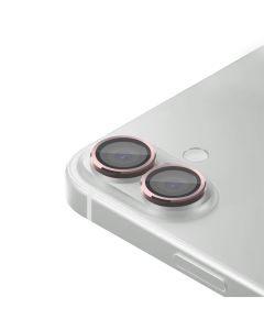 Zastita za kameru RING za iPhone 16/16 Plus, roza - FL11418