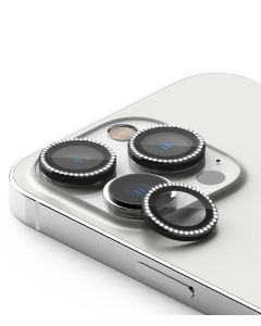 Zastita za kameru DIAMOND za iPhone 16 Pro/16 Pro Max, crna - FL11430