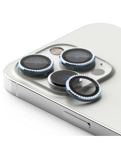 Zastita za kameru DIAMOND za iPhone 16 Pro/16 Pro Max, plava - FL11433