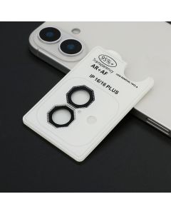 Zastita za kameru OCTAGON DIAMOND za iPhone 16/16 Plus, crna - FL11444