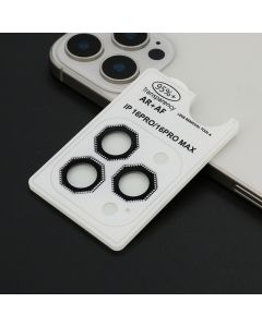 Zastita za kameru OCTAGON DIAMOND za iPhone 16 Pro/16 Pro Max, crna - FL11447