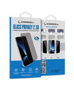 Staklo za zastitu ekrana GLASS PRIVACY 2.5D full glue za iPhone 17 Pro Max, crna