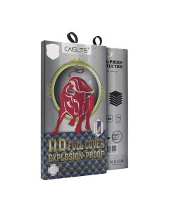 Folija za zaštitu ekrana Red bull Nano 11D za Iphone 12 Mini, crna - FL8927