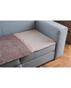 DEKOR DOM Fleker 70x150cm, braon/bež - 021236