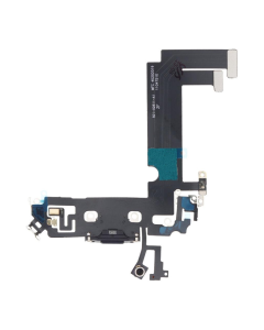 Flet za IPhone 12 Mini sa konektorom punjenja crni - E3801
