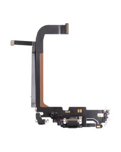 Flet za iPhone 13 Pro Max sa konektorom punjenja crni - E2226