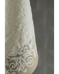 DEKOR DOM Peškir Floral 70x140cm, ivory - 021693