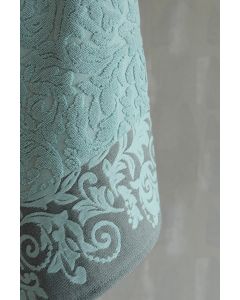DEKOR DOM Peškir Floral 70x140cm, turquoise - 021694