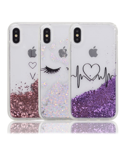 Maska za Samsung A9/ A920F/ A9s (2018) Fluid Love srebrna - 032066