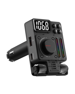FM Transmiter MT01, Treble and Bass control, PD 30W, USB 12W, BT 5.3, RGB - 214004