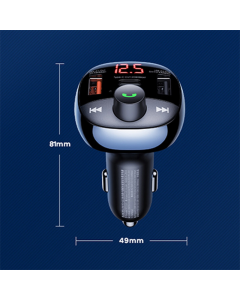 FM Transmiter REMAX RCC331 64.5W crni