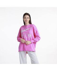 NIKE Duks w nsw air oos flc crew W - FN1897-675S