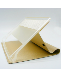 Maska za Samsung T310 zlatna na preklop Folio tablet - 006503