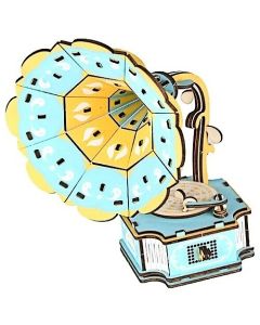 3d drvena puzzle - GRAMOFON - 112-1-1-1-1