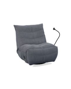 MATIS Fotelja Cosy, tamno siva