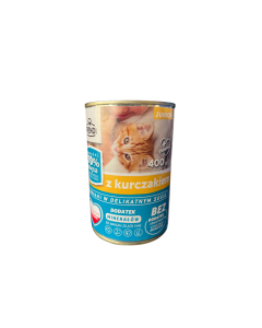 FRENDI Vlažna hrana za mačke Piletina Junior 400g - 3012848