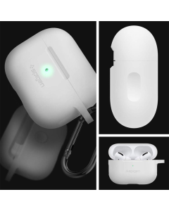 Futrola Spigen Rugged Silicone Fit za Airpods Pro 1 bela - ASD00534