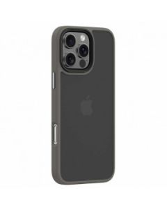 DEVIA Futrola Hard Case Pino Series Shockproof Case za Iphone 16 Pro, siva - 24920