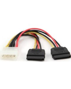 CC-SATA-PSY Gembird 2 xSerial ATA power supply kabl flat 15cm