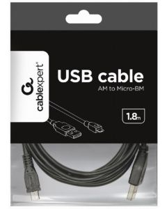 CCP-mUSB2-AMBM-6 Gembird USB 2.0 A-plug to Micro B-plug kabl 1.8m