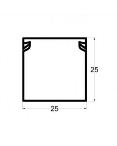 Kanalica ME-25x25mm 2m samolepljiv kablovski kanal PVC
