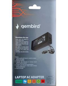 NPA40-195-2370 (AC10) Gembird punjac za laptop 40W-19.5V-2.37A, 3.0x1.1mm black (alt=AC08)