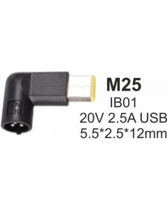 NPC-IB01 (M25) Gembird konektor za punjac 45W-20V-2.25A, USB PIN