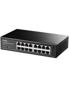 Cudy GS1016 16-Port 10/100/1000M Switch,16x Gbit  RJ45 port, rackmount (Alt. PFS3016-16G)