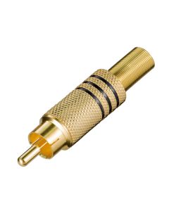 RCA utikac RCA11G Metalni, pozlaæeni RCA utikaè