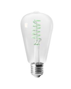 LED FILAMENT E27 4W 2000K ST64 PLAVA