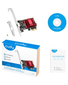 Cudy PE25 RJ45 2.5Gbps PCI Express Network Adapter, RTL8125