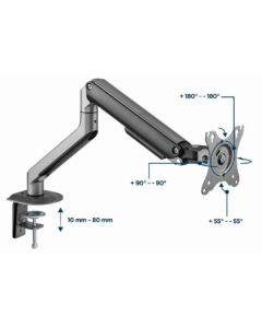 MA-DA1-05 Gembird podesivi drzac za monitor, tilt, 17-32 max.9kg (alt. MA-DA1-02)