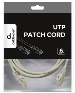 PP6U-3M Gembird Mrezni kabl, CAT6 UTP Patch cord 3m grey