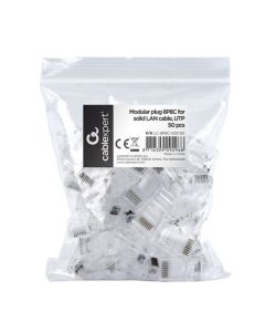 LC-8P8C-001/50 Modular plug RJ45 8P8C 30u CAT5 UTP gold plated, 50 u pakovanju / CENA PO PAKOVANJU