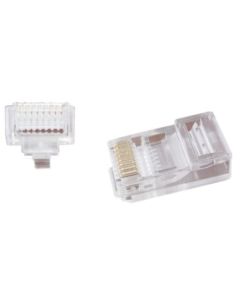 LC-PTU-01/10 Gembird Universal pass-through modular CAT5 UTP plug 8P8C, 10 u pak /CENA PO PAKOVANJU