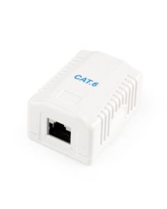 NCAC-1F6-01 Gembird CAT6 FTP kutija za povrsinsku montazu sa jednim portom RJ-45 8P8C