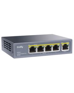 Cudy POE40 60W/30W Gigabit POE+ Extender, 802.3af/802.3at Standard, Data Power 100 Meters, Metal