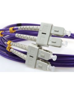 FO SC/UPC - SC/UPC MM 3M OM4 DX Purple