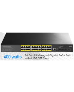 Cudy * GS5024S4 24-Port Layer 3 Managed Gigabit Switch with 4 10G SFP Slots