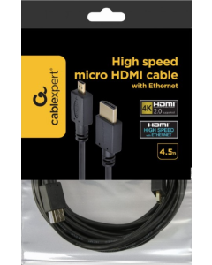 CC-HDMID-15 Gembird HDMI male to micro D-male black kabl4.5 m